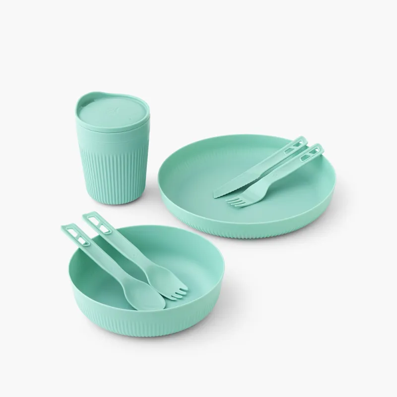 Sea To Summit Passage Dinnerware Set - 1P - 7 Piece - Aqua Sea-2